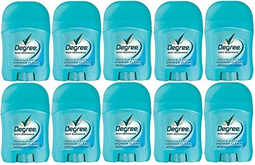  Unilever Degree Dry Protection Antiperspirant Deodorant, Shower Clean 0.5 oz (Pack of 10)