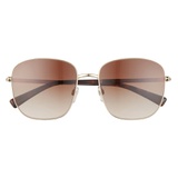 Valentino 57mm Studded Sunglasses_PALE GOLD/ BROWN GRADIENT