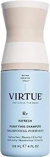VIRTUE Purifying Shampoo | Alpha Keratin Detoxifies, Resets, Clarifies Hair | Sulfate Free, Paraben Free, Color Safe
