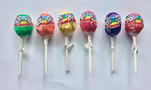  V RIVER FINN Rain-Blo Pops - Assorted Flavors - (Box of 100) Delicious Bubble Gum Center With A Fruit Flavored Candy Shell! Perfect for Parties, Treats, Candy Bowls, Gifts, Favors, and More!