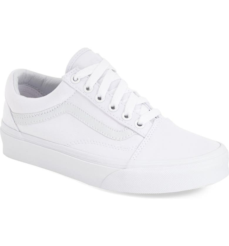 Vans Old Skool Sneaker_TRUE WHITE CANVAS