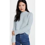 Vince Marled Raglan Pullover Sweater