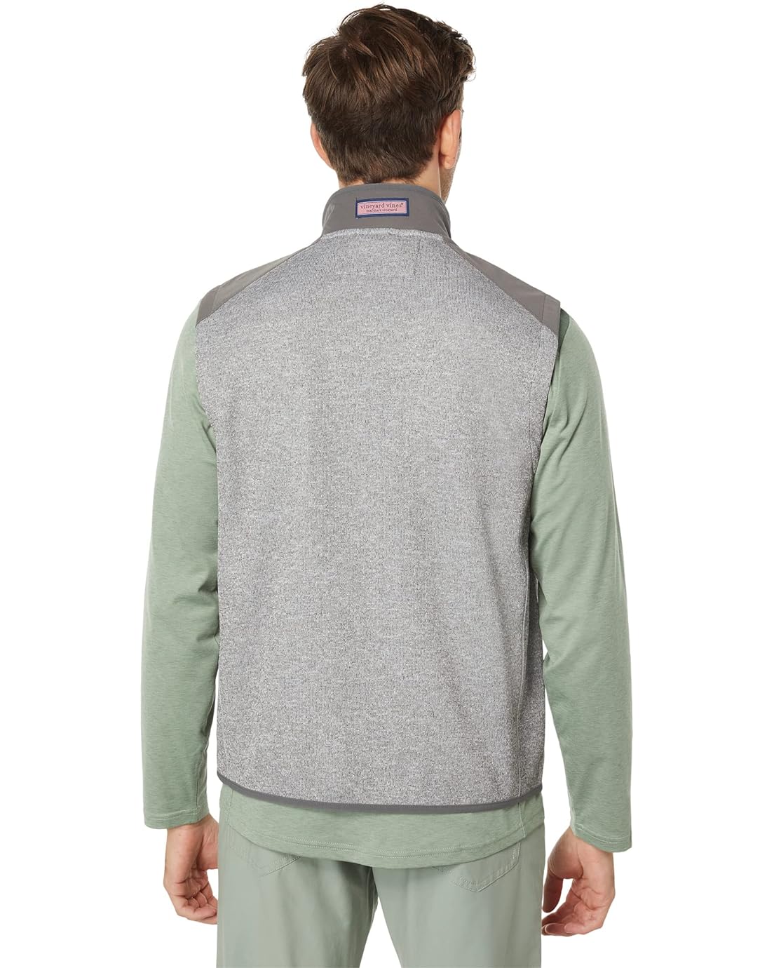  Vineyard Vines Mountain Sweater Fleece Vest