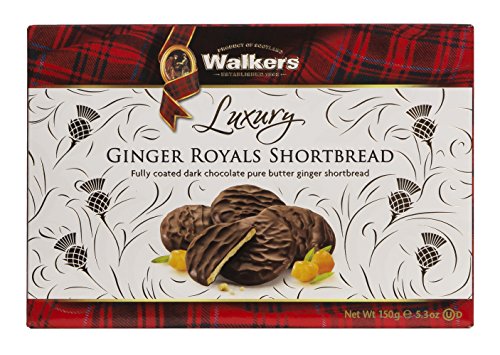 WALKERS Ginger Shortbread Royals, 150 GR