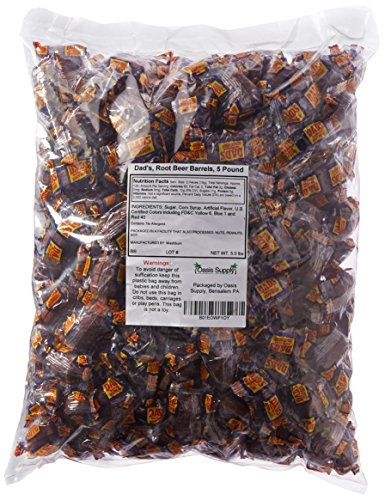  Washburn Candy Dads, Root Beer Barrels, 5 Pound