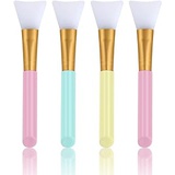 Weico 4PCS Silicone Brushes, Flexible Facial Brushes for applicator the skincare products/ Body Lotion Applicator Tools