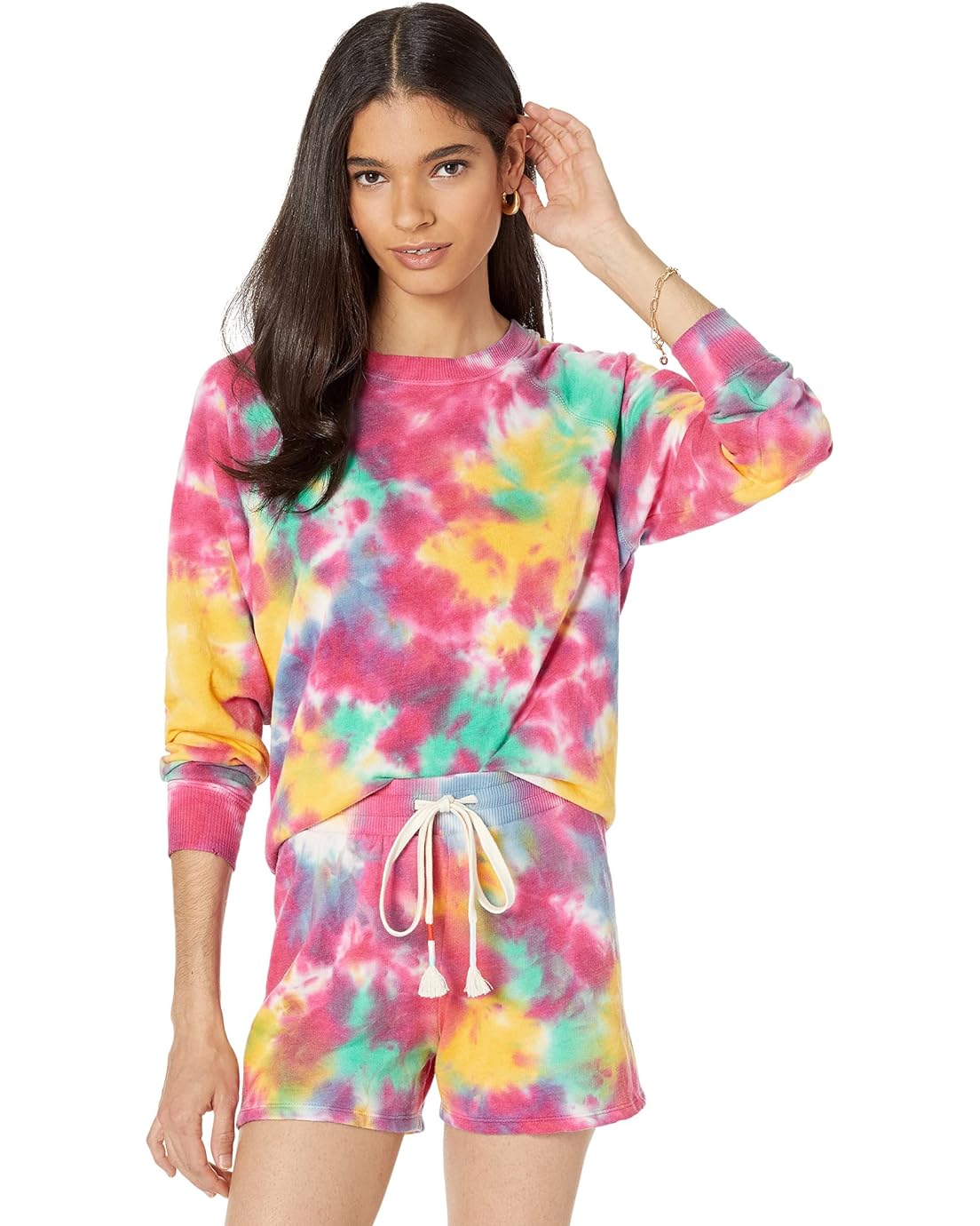 Wildfox Colorbomb Tye-Dye Sommers Sweatshirt