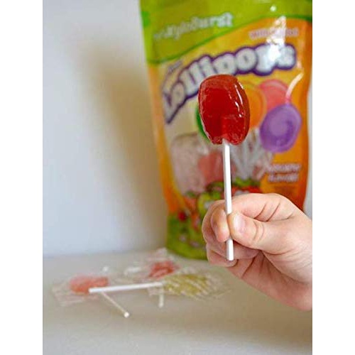  Xyloburst Sugar-Free Xylitol Candy Lollipops Suckers Made With Natural Flavors and Natural Colors, Good For Your Teeth, Dentist Recommended - Made in the USA (25 Count)