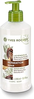 YR YVES ROCHER Yves Rocher Nourishing Body Lotion with Organic Shea Butter, For Dry and Itchy Skin, Dermatologically tested, 390 ml Pump-bottle