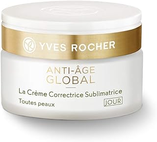 YR YVES ROCHER Yves Rocher Anti-Age Global Anti-aging Beautifying Day Cream with precious Botanical Nectar - All Skin Types, 50 ml jar