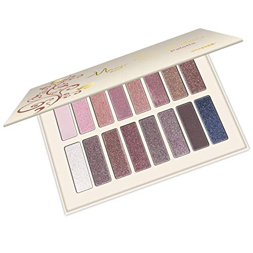 Yelna Eyeshadow Palette - Matte Shimmer 16 Colors Highly Pigmented Professional Nudes Warm Natural Bronze Neutral Smoky Cosmetic Eye Shadows Makeup Gift Set