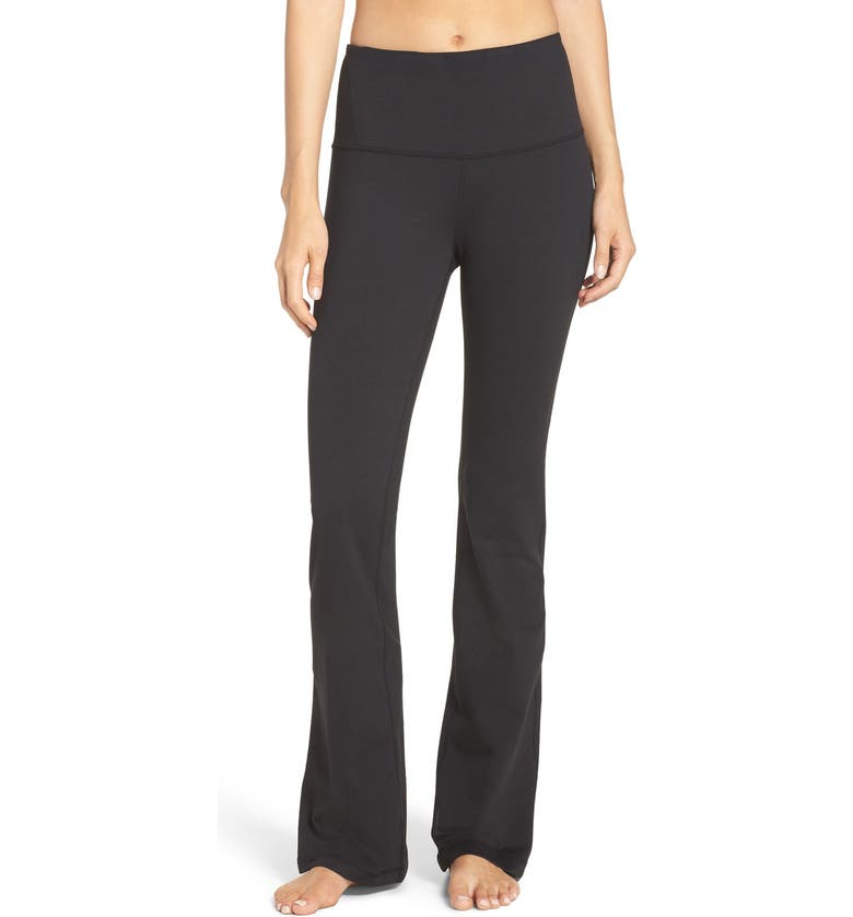 Zella Barely Flare Live in High Waist Pants_BLACK