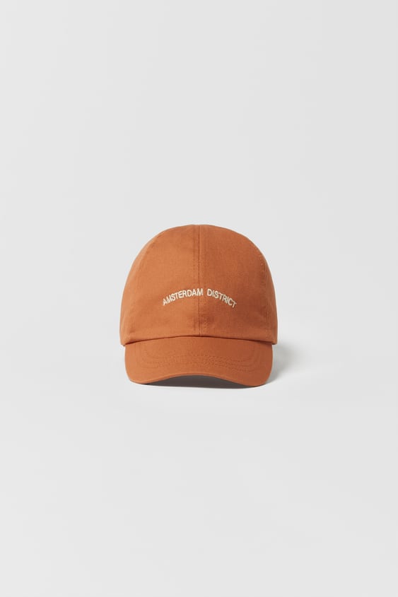 Zara KIDS/ EMBROIDERED PLAIN CAP