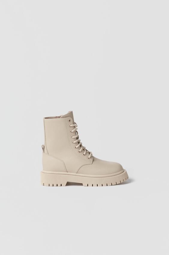 Zara KIDS/ LACED ANKLE BOOTS