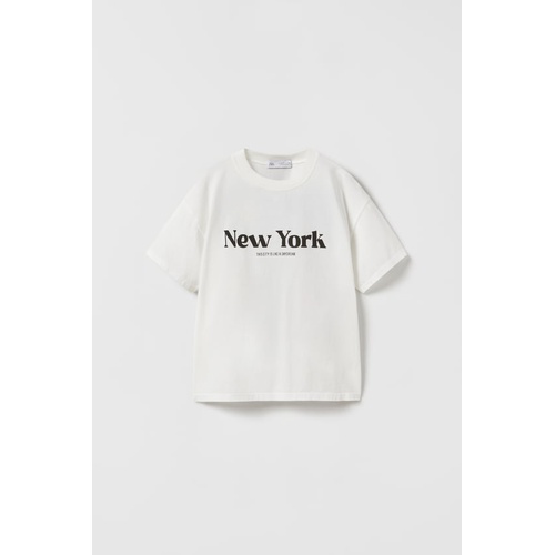 자라 Zara “NEW YORK” T-SHIRT
