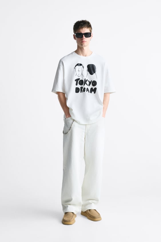 Zara COMBINATION PRINT T-SHIRT