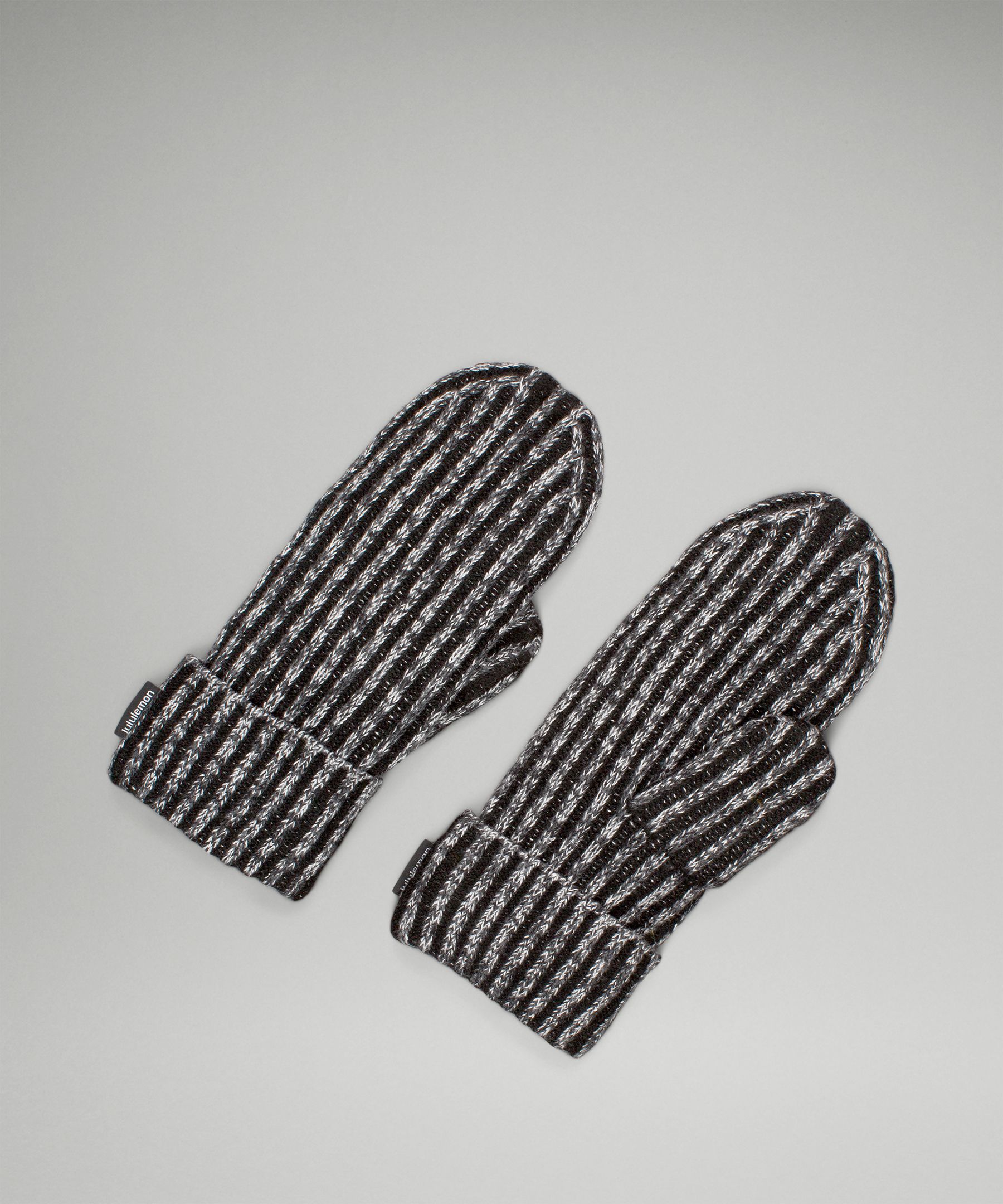 룰루레몬 Lululemon Womens Textured Fleece-Lined Knit Mittens