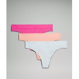 Lululemon UnderEase Mid-Rise Thong Underwear 3 Pack