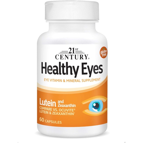  21st Century Healthy Eyes Lutein and Zeaxanthin Capsules, 60 Count (27454)