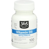 365 by Whole Foods Market, Vitamin D3 1000 IU, 100 Softgels