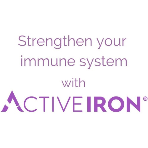  A ACTIVE Active Iron for Women, Non-Constipating, 30 Active Iron High Potency Capsules with 30 Multivitamin Tablets, Helps Strengthen Your Immune System