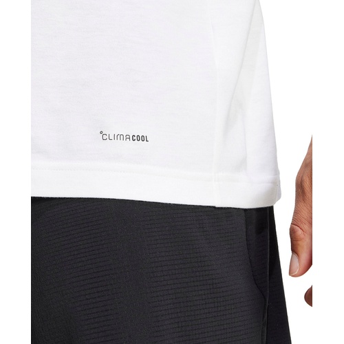 아디다스 Adidas Mens Happy Tennis T Shirt