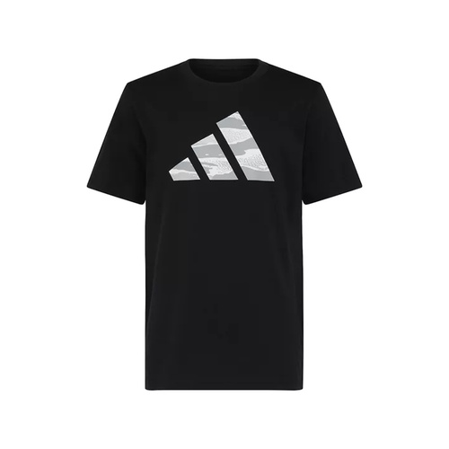 아디다스 Adidas' Boys 8-20 Short Sleeve Tiger Camo Logo T-Shirt