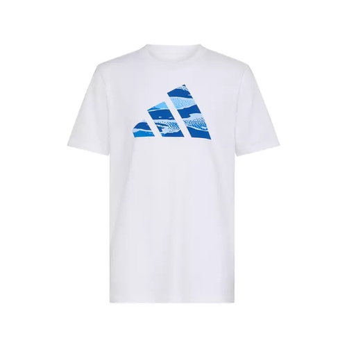 아디다스 Adidas' Boys 8-20 Short Sleeve Tiger Camo Logo T-Shirt