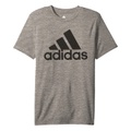 Adidas Kids Melange Performance Tee (Big Kids)