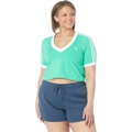 adidas Originals 3-Stripes Cropped Tee