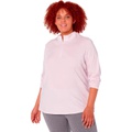 adidas Golf Plus Size Printed Long Sleeve Sun Shirt