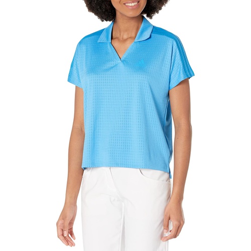아디다스 Womens adidas Golf 3-Stripe Polo Shirt