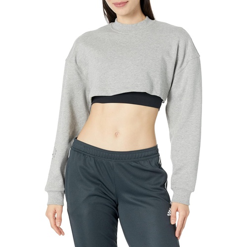 아디다스 Womens adidas by Stella McCartney TrueCasuals Cropped Sportswear Sweatshirt HR9173