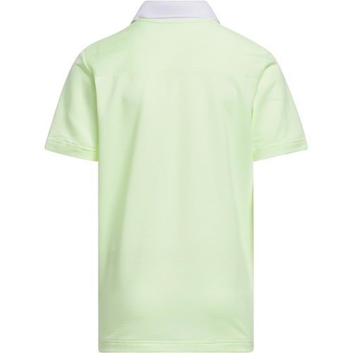 아디다스 adidas Golf Kids Striped Golf Polo Shirt (Little Kids/Big Kids)