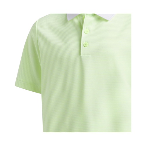 아디다스 adidas Golf Kids Striped Golf Polo Shirt (Little Kids/Big Kids)