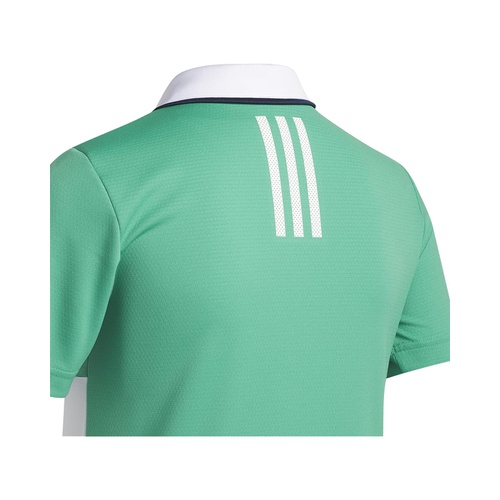아디다스 adidas Golf Kids Color-Block HeatRDY Polo Shirt (Little Kids/Big Kids)