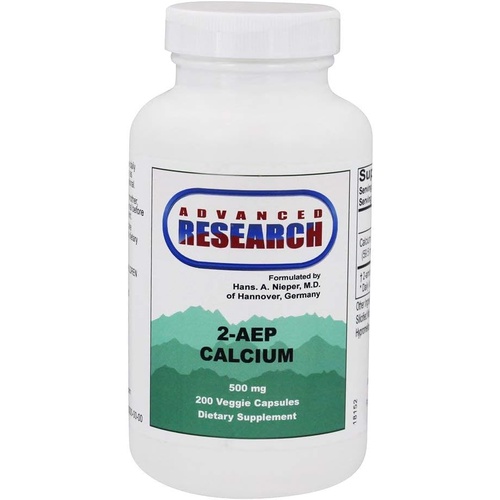  Advanced Nutritional Research 2-Aep Calcium 500 Milligrams 200 Veg Capsules