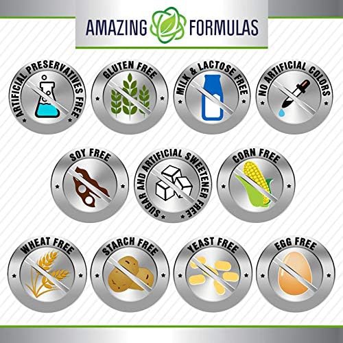  Amazing Nutrition Amazing Formulas Selenium 200 mcg Natural Selenium Yeast, 240 Tablets (Non GMO, Gluten Free) - Promotes Cell Health, Immune Function, Cardiovascular Health and Healthy Thyroid Func