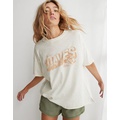 Aerie Graphic Oversized Boyfriend T-Shirt