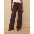 AE Dreamy Drape Sueded High-Waisted Baggy Wide-Leg Pant