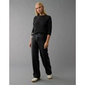 AE Plush Long-Sleeve Crew Neck T-Shirt