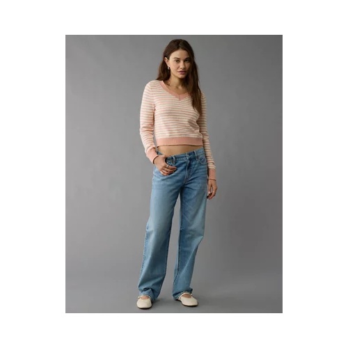 아메리칸이글 AE Whoa So Soft Shrunken V-Neck Sweater