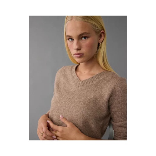 아메리칸이글 AE Whoa So Soft Shrunken V-Neck Sweater