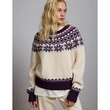 AE77 Premium Shrunken Fair Isle Cocoon Sweater