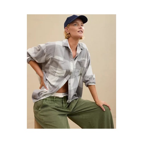아메리칸이글 Aerie Anytime Fave Flannel Shirt