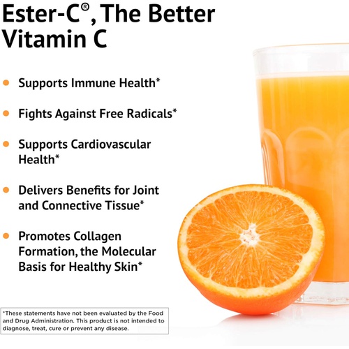  American Health Ester-C 750 mg Powder with Citrus Bioflavonoids 8 oz.