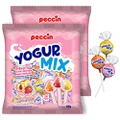 Animania Chewy Filled Lollipops Candy, Individually Wrapped Suckers For Freshness, Assorted Flavors of Fruit Lolly Varieties, Lollies for Kids Birthdays, Office, Bank, School, Bulk Pack of