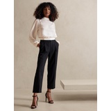 bananarepublic Cropped Open-Back Blouse