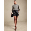 bananarepublic Cropped Open-Back Blouse