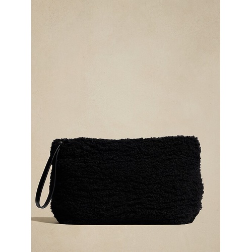 바나나리퍼블릭 bananarepublic Faux Shearling Pouch Wristlet